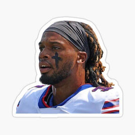 Damar Hamlin Picture - Buffalo Bills - NFL Football - Sports Decal - Sticker