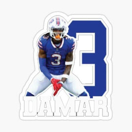 Damar Standing Strong - Buffalo Bills - NFL Football - Sports Decal - Sticker