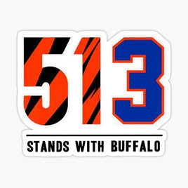 Damar Hamlin Pray Bengals- Buffalo Bills - NFL Football - Sports Decal - Sticker