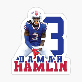 #3 Damar Stand Together - Buffalo Bills - NFL Football - Sports Decal - Sticker