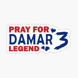 Pray for Damar Legend - Buffalo Bills - NFL Football - Sports Decal - Sticker