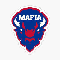 
              Bills Mafia Buffalo Head- Buffalo Bills - NFL Football - Sports Decal - Sticker
            