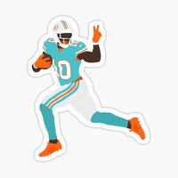 
              Tyreek Hill - Miami Dolphins - NFL Football - Sports Decal - Sticker
            