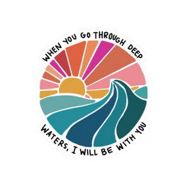 Isaiah 43:2 Sticker