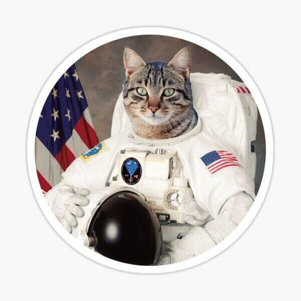 Astro Cat Sticker - waterproof vinyl decal
