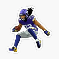 
              Dalvin Cook Leaps - Minnesota Vikings Sticker - waterproof vinyl decal
            