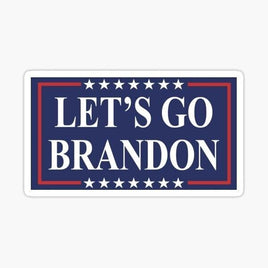 Let's Go Brandon Sticker - waterproof vinyl decal