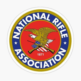 NRA Circle Logo Sticker - waterproof vinyl decal