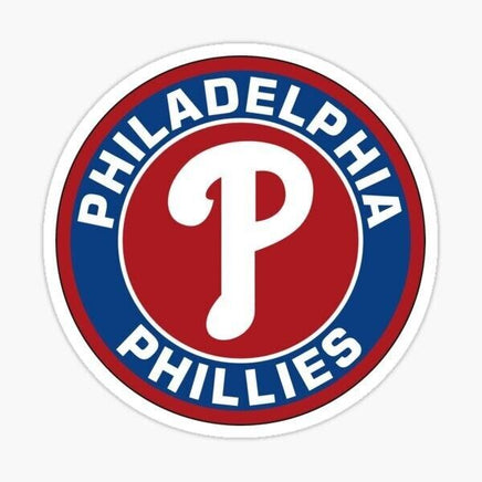 Phillies Round Sticker - waterproof vinyl decal
