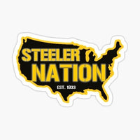 
              Steelers Nation Sticker - waterproof vinyl decal
            